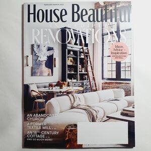 House Beautiful Magazine February March 2022 Incredible Renovations Issue Design